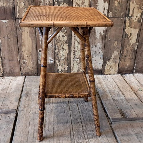 Tiger Bamboo Side Table