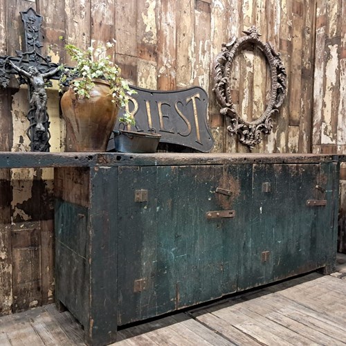 Victorian Painted Workbench