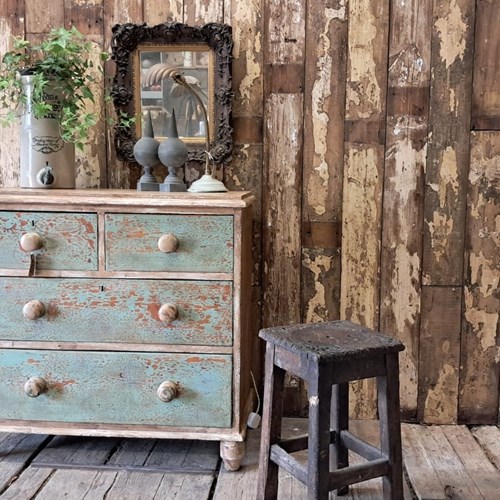 Victorian Pine Chest Of Drawers