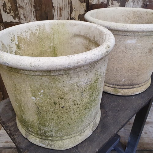 Large Vintage Clay Plant Pots