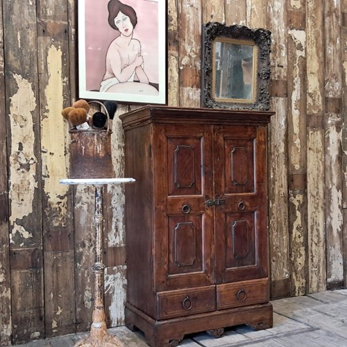 Vintage Indian Teak Cupboard