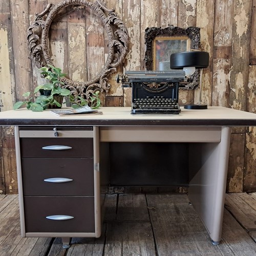 Vintage Industrial Tanker Desk