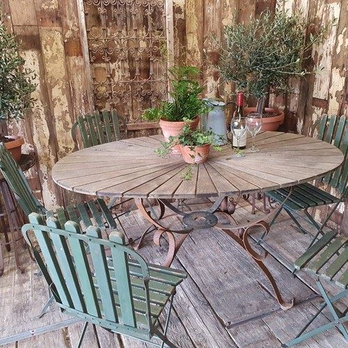 Vinatge Wooden Garden Table