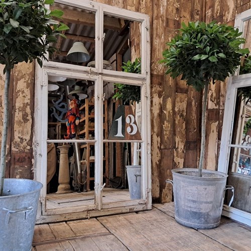 Wooden Window Mirror No.13