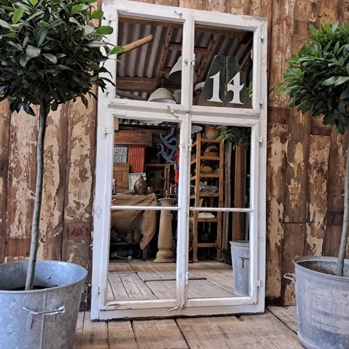 Wooden Window Mirror No.14