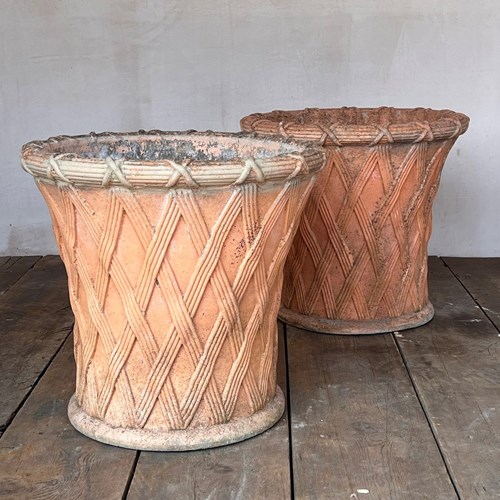 Basket Weave Pot