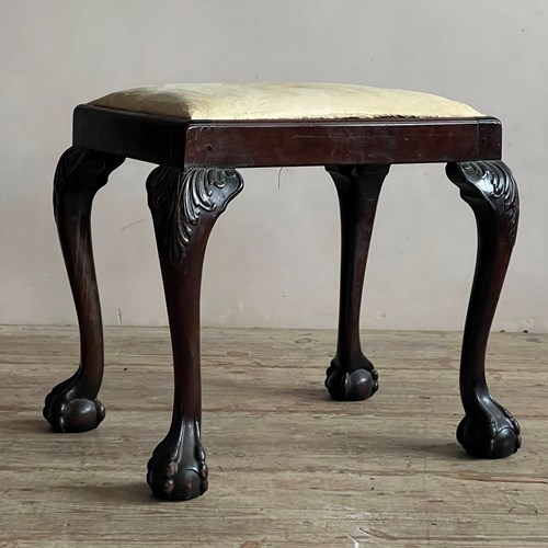 19Thc Chippendale Style Stool