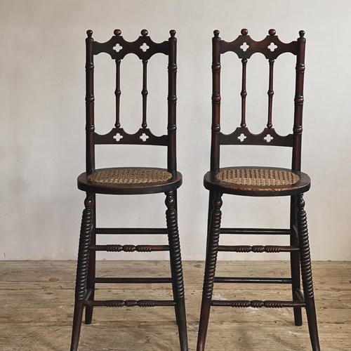 A Pair Of Regency Correction Chairs.
