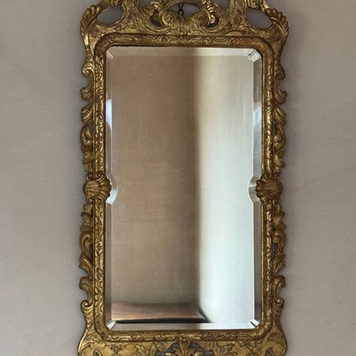 George I Style Giltwood Mirror