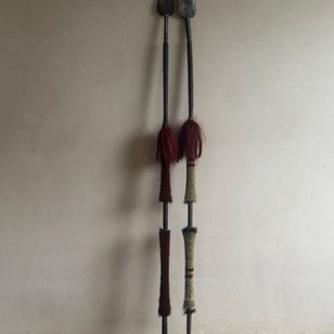 A Pair Of Tribal Naga Spears