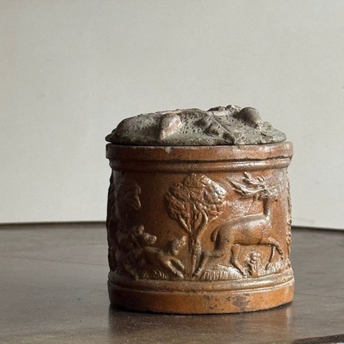 Salt Glazed Tobacco Jar
