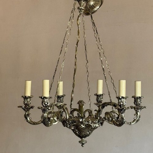 19Thc Silver Plated Candelabra