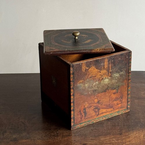 Folk Art Painted Box