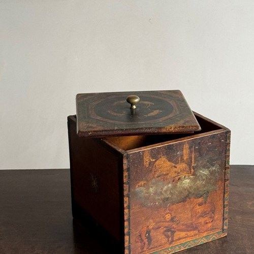 Folk Art Painted Box