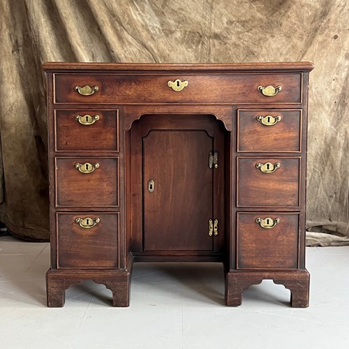 George II Mahogany Kneehole Desk