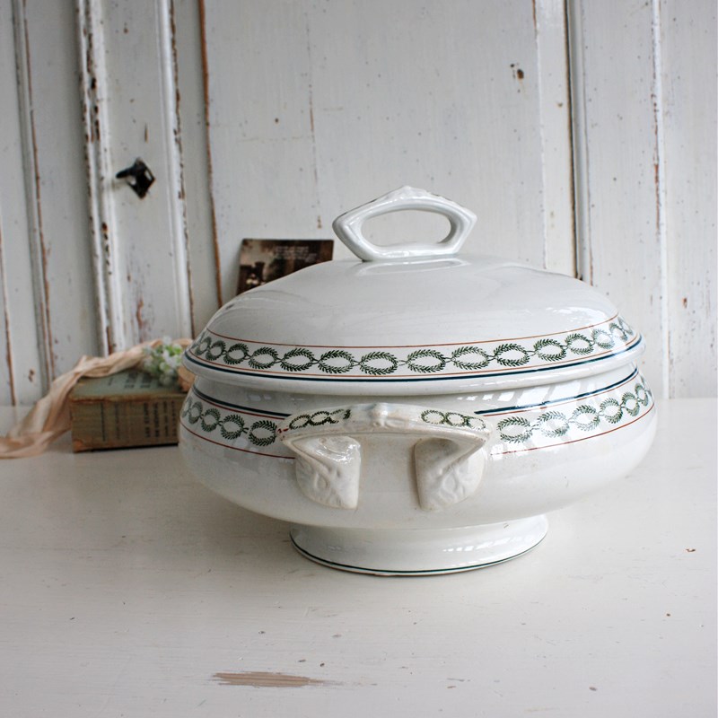 French Vintage 1930'S Ironstone Tureen By St Amand-restored-2-b-loved-img-0211-main-638163966572830313.JPG