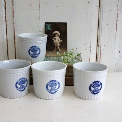 Antique White Decorative Porcelain Preserve Jar 