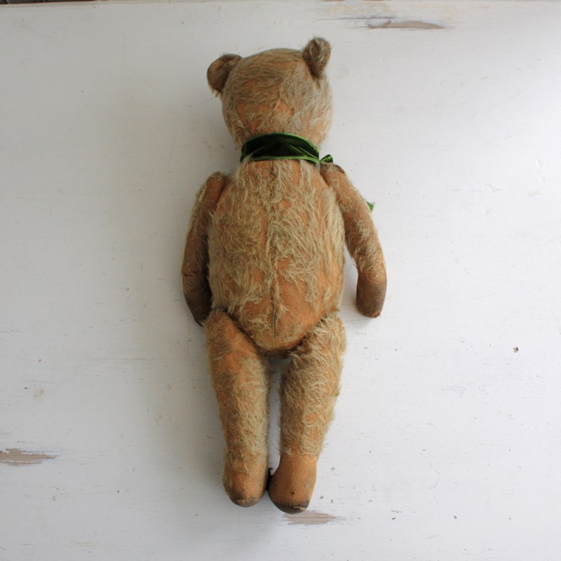 Old English16" Threadbare Teddy Bear With Glass Eyes And Mohair Fur-restored-2-b-loved-img-4095-main-638374720755506039.JPG