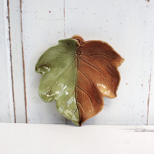 Mid Century Ceramic Leaf Dish by Royal Winton