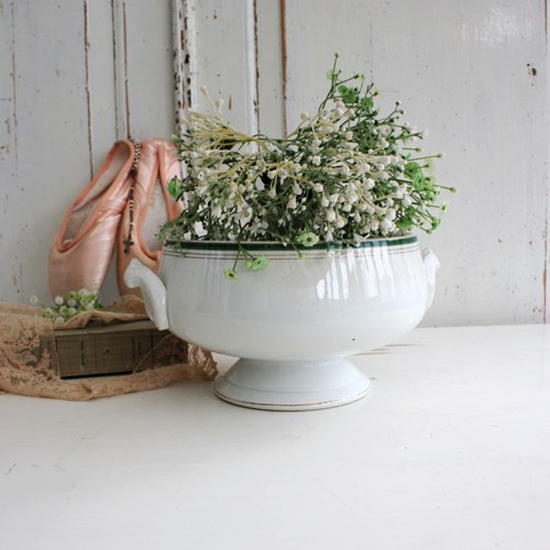 French Antique Tureen Base By St Amand