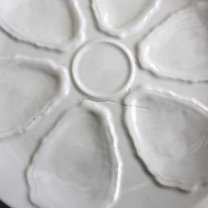 Six White French Vintage Oyster Plates-restored-2-b-loved-img-8514-main-638107648699231301.JPG