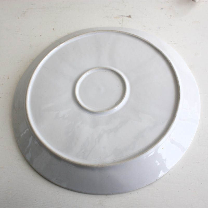 Six White French Vintage Oyster Plates-restored-2-b-loved-img-8533-main-638107649199549113.JPG