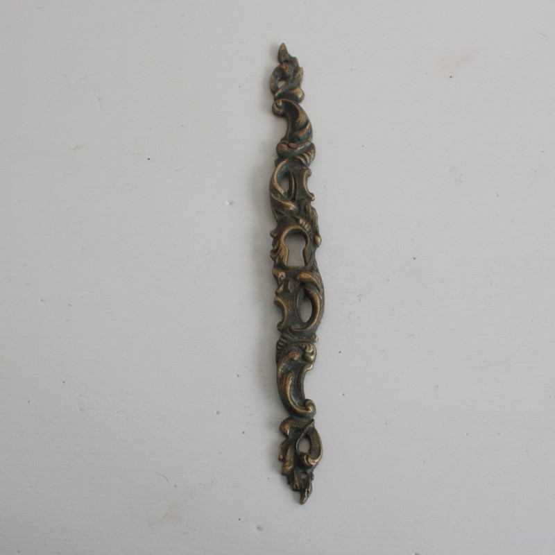 French Antique Long Thin Keyhole Cover Escutcheon-restored-2-b-loved-img-9421-1-main-637813061666236362.jpg