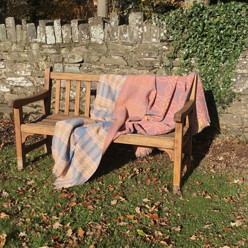 Vintage Welsh Tapestry Blanket/Throw - Very Large