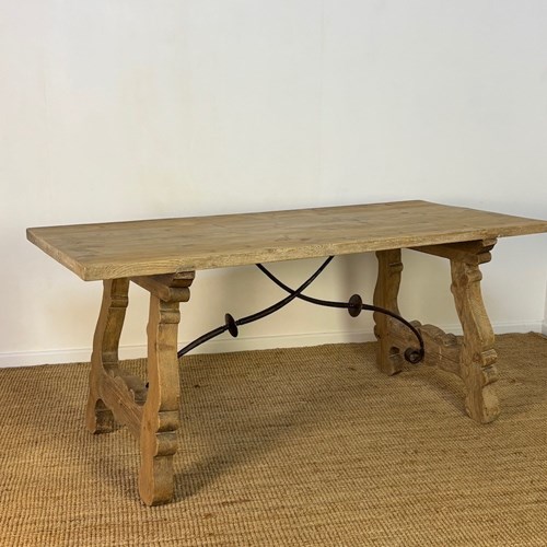  Spanish Bleached Refectory Table 
