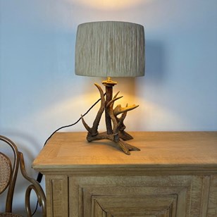 1930S Antler Table Lamp