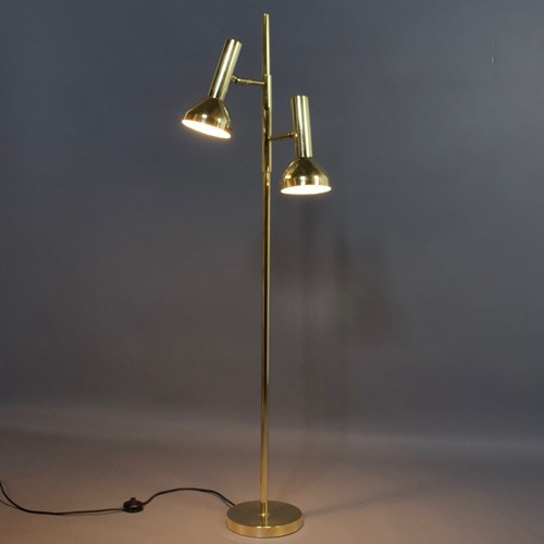 1960S Cosack Brass Floor Lamp