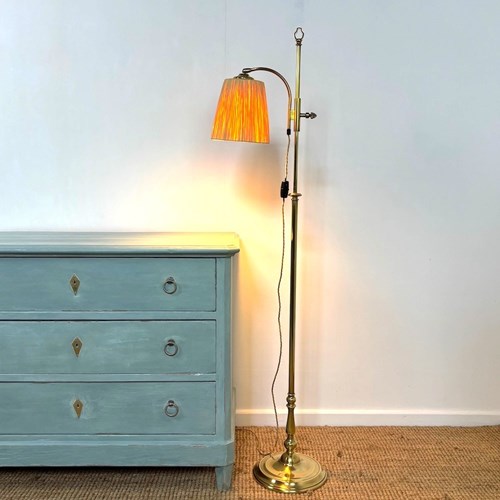 Vintage Brass Reading Lamp