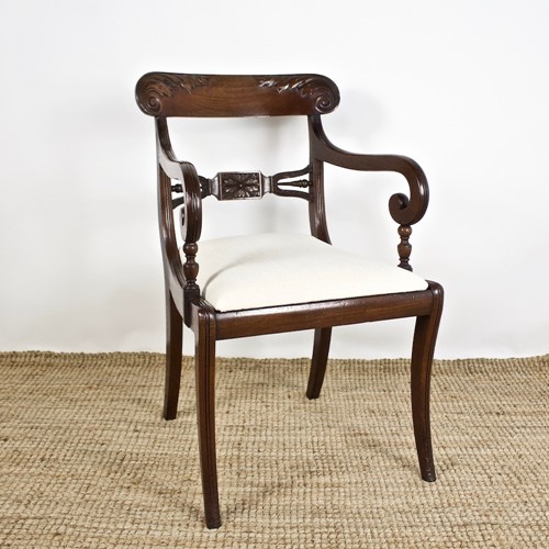Regency Mahogany Carver Chair