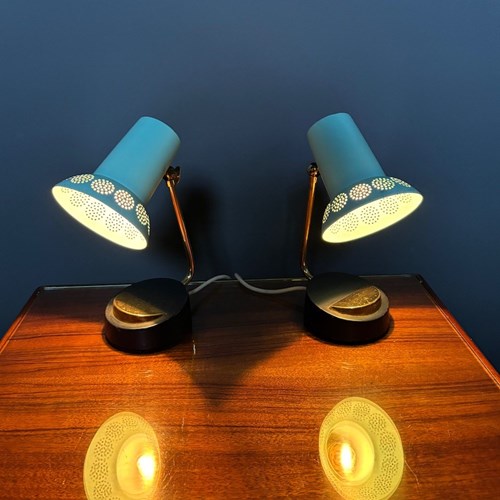 Pair Of Mid-Century Table Lamps