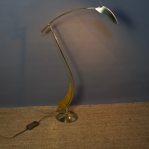 1970s Brass Standing Lamp
