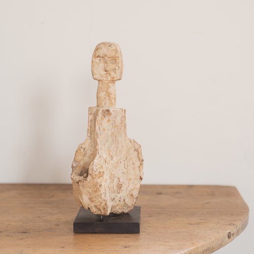 Wood Carved Ancestral Figure From Togo, Ghana C1960