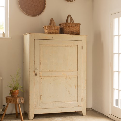 19Th Century Alsace Pine Cupboard With Original Paint