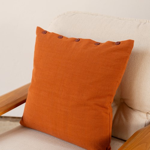 Hand Dyed Antique Linen Cushion