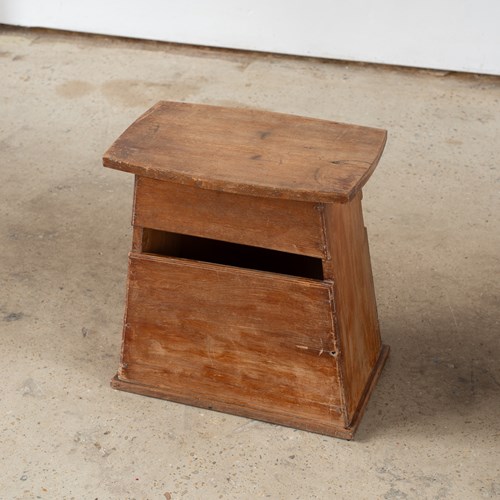 Early 20Th Century Japanese Wooden Stool