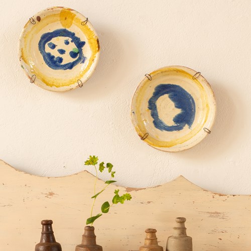 Mid-Century Italian Studio Pottery Art Plate 