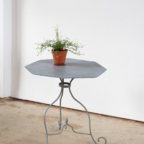 19Th Century Octagonal French  Iron Table