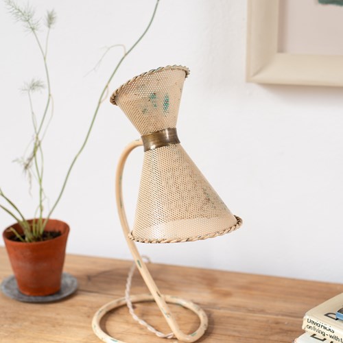 French Bistro Lamp By Matteu Mategot, C1950