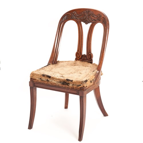 English Mahogany Side Chair 