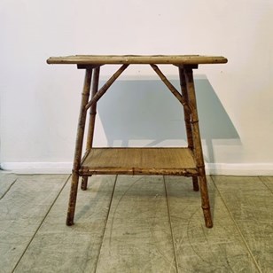 Victorian Tiger Bamboo Table
