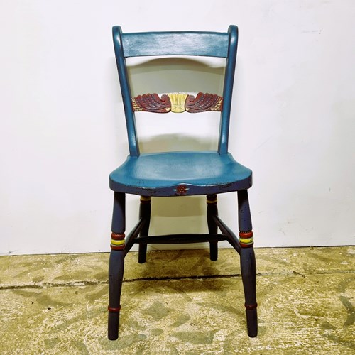 Hand Painted Farmhouse Chair Scandinavian Style