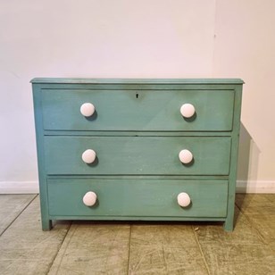Vintage and antique chest of drawers and bedside tables