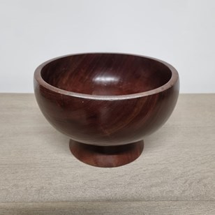 Hand Turned Mid-Century Modern Maho...