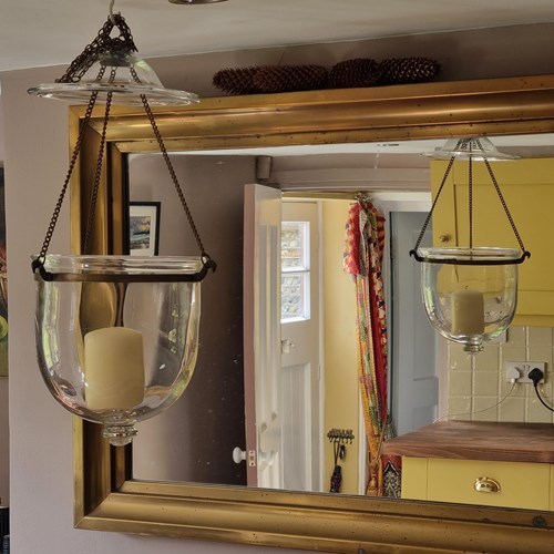 20Th Century Clear Bell Hundi Lantern