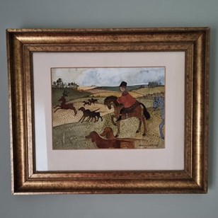 Naive Watercolour Painting Countrys...