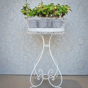 French 19Th Century Wirework Garden...